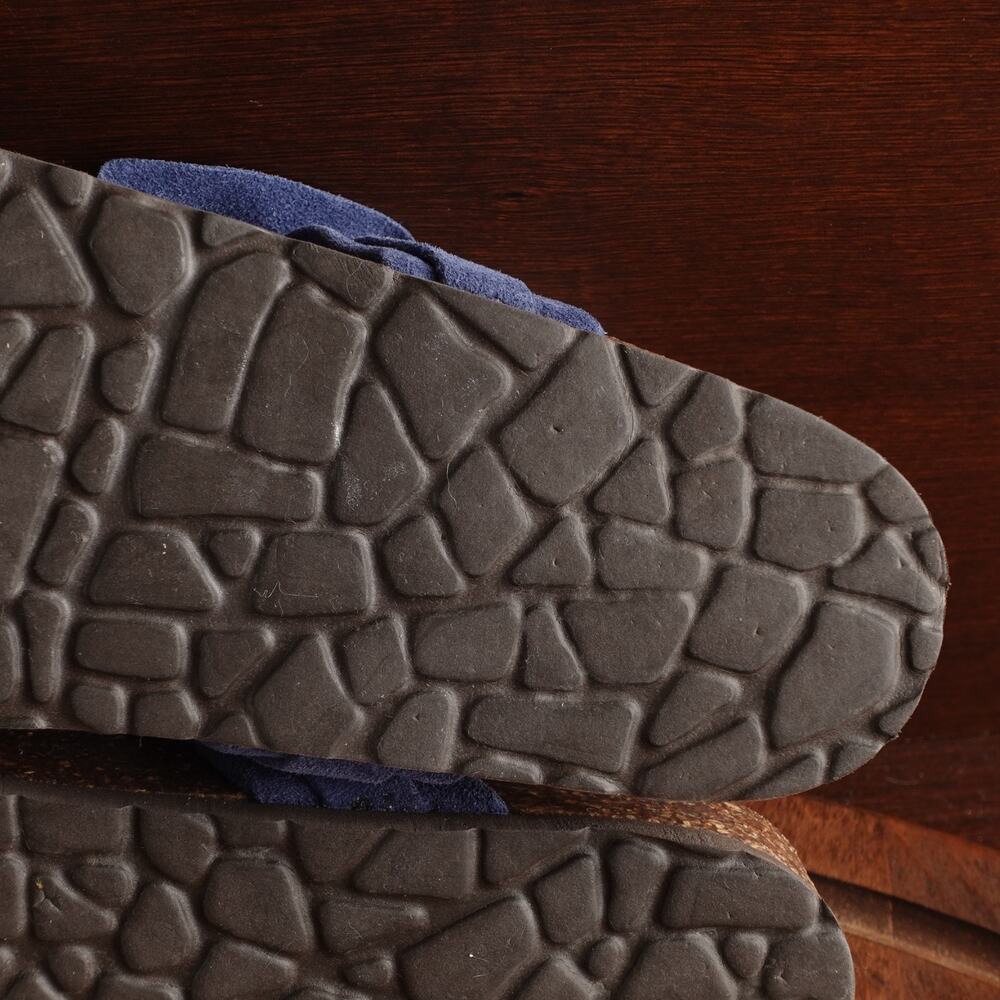 Sundance Sandals Womens SZ EU 41 US 10-10.5 Blue Tigerlily Suede Bow Boho Shoes - Picture 11 of 13